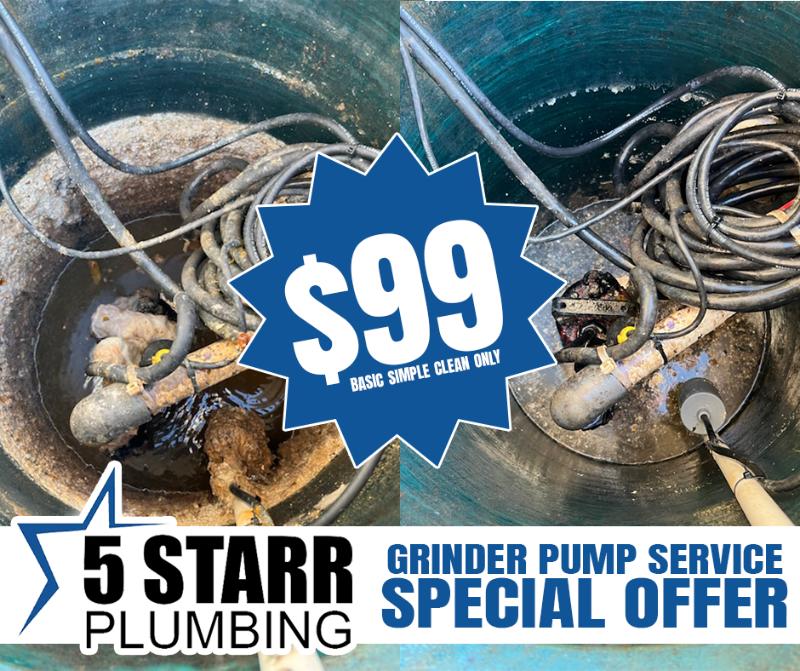 Grinder pump special